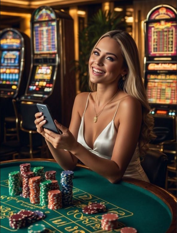 Filipino player spinning online slots on Android smartphone with casino plus app